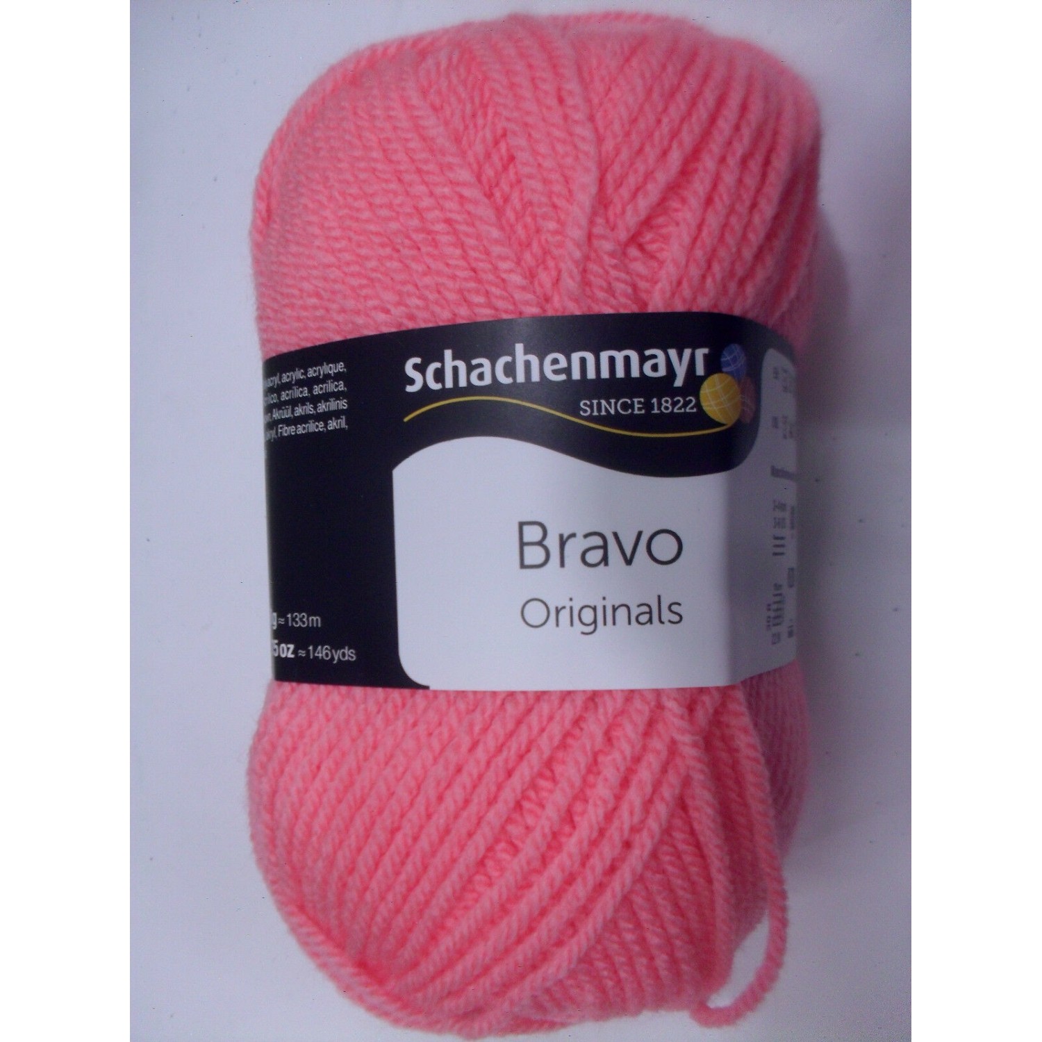 1 GOMITOLO LANA BRAVO SCHACHENMAYR smc 133 MT. CARTELLA COLORI N° 1 (57 colori)