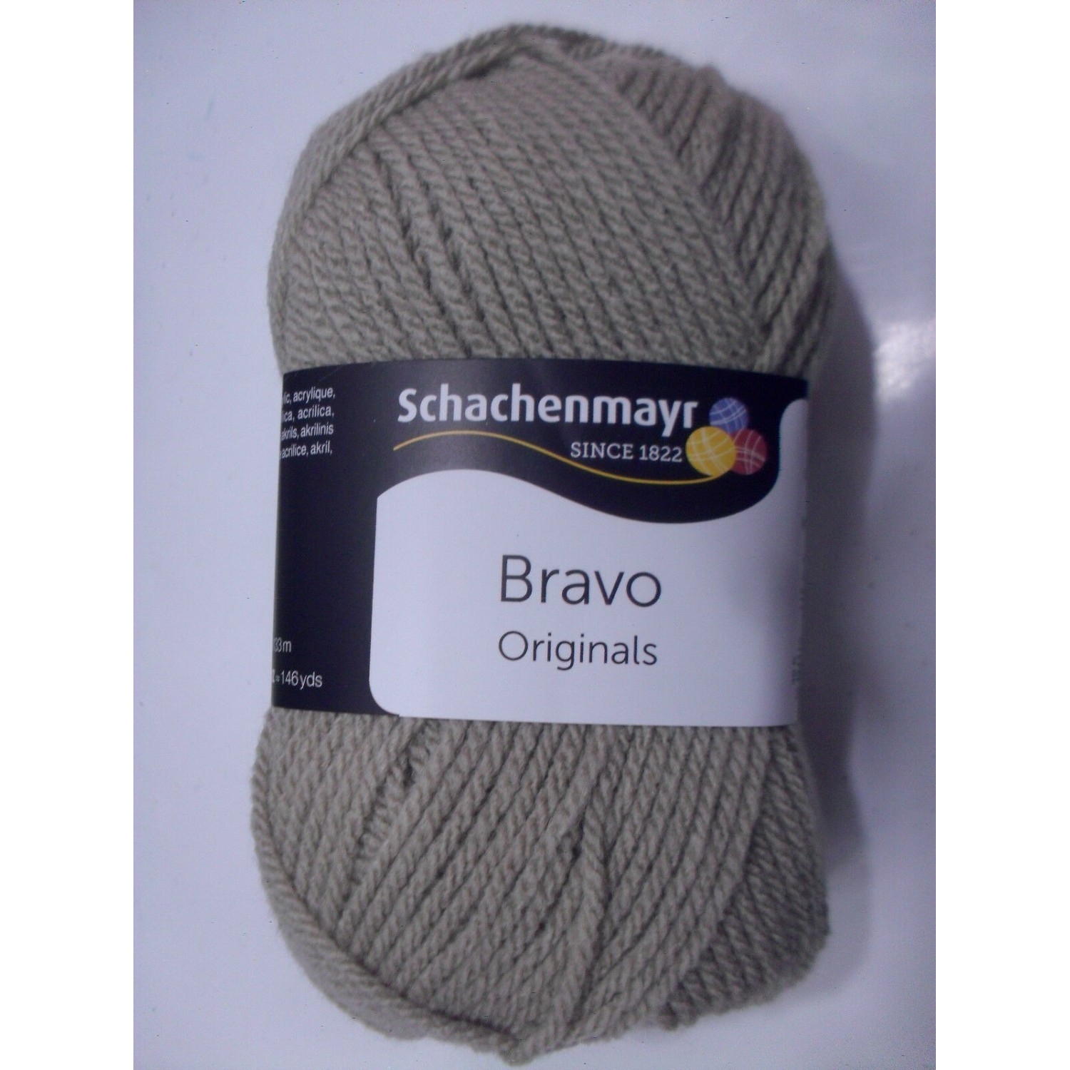 1 GOMITOLO LANA BRAVO SCHACHENMAYR smc 133 MT. CARTELLA COLORI N° 1 (57 colori)