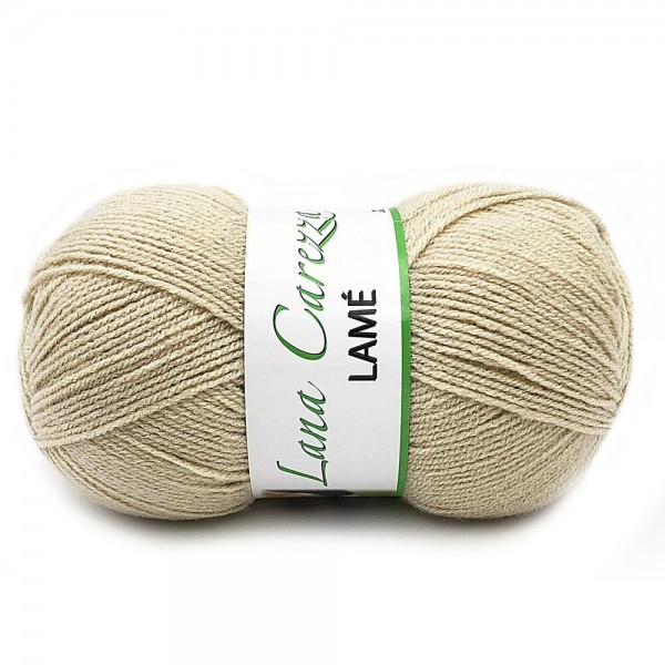 Gomitolo 100 gr. 380 mt. lana Carezza Lamè per ferri ed uncinetto 2.5/3 Tre Sfere