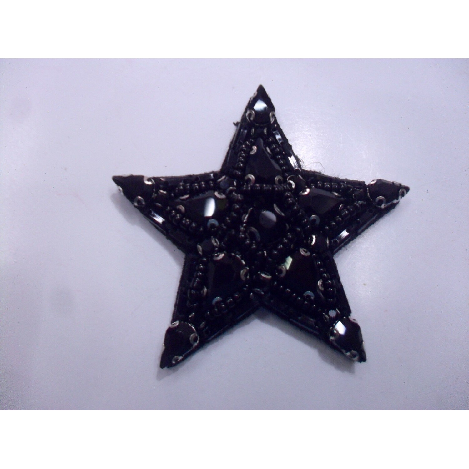 APPLICAZIONE STELLA PIETRE E STRASS CASTONATE E CORALLINI DA CUCIRE VARIE DIMEN.