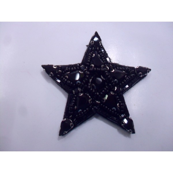 APPLICAZIONE STELLA PIETRE E STRASS CASTONATE E CORALLINI DA CUCIRE VARIE DIMEN.