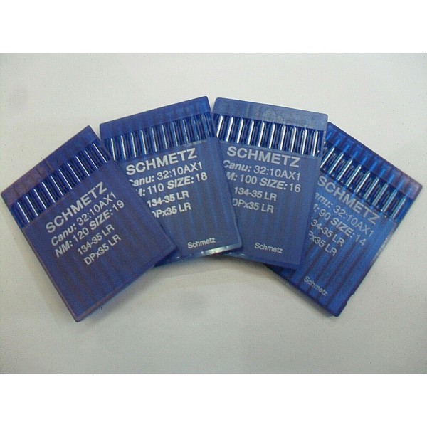 CARTINA DA 10 AGHI SCHMETZ SISTEMA 134-35 LR DPx35 LR PER PELLE TRIPLICE TRASPOR