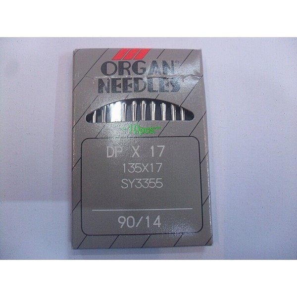 CARTINA DA 10 AGHI ORGAN SIST. 135X17 SY 3355 DPX17 MACCHINA PER CUCIRE