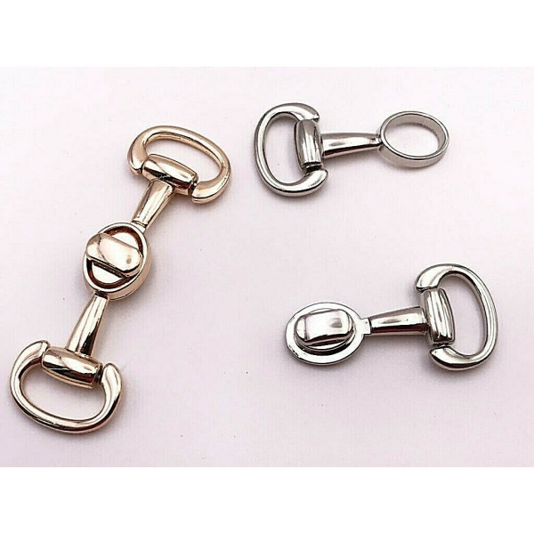 CHIUSURA PER RIFINITURE BORSELLI MA ANCHE APPLICAZIONE SCARPE CINTURE 6,5X2 cm.