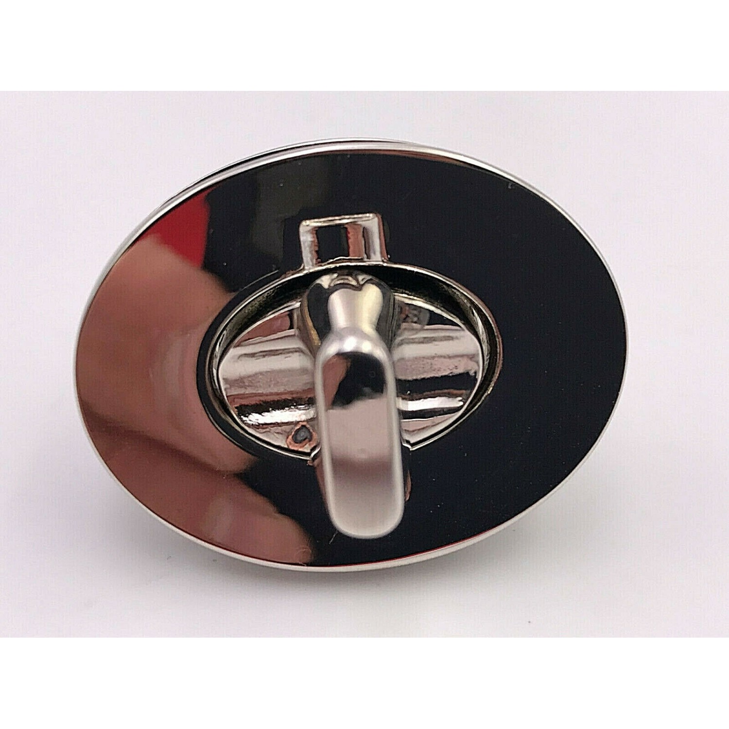 CHIUSURA OVALE PER RIFINITURE BORSE E ACCESSORI MISURA 3,5X2,7 cm.