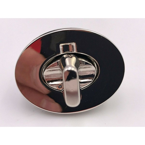 CHIUSURA OVALE PER RIFINITURE BORSE E ACCESSORI MISURA 3,5X2,7 cm.