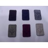 TOPPA PATCH RETTANGOLARE RICAMO AEREO TERMO O DA CUCIRE 1,6X2,6 cm. VARI COLORI