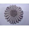 TOPPA PATCH FIORE RICAMATO TERMOADESIVA O DA CUCIRE DIMENSIONI VARIE