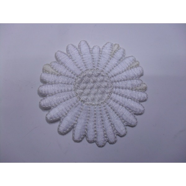 TOPPA PATCH FIORE RICAMATO TERMOADESIVA O DA CUCIRE DIMENSIONI VARIE