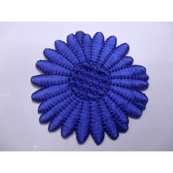 TOPPA PATCH FIORE RICAMATO TERMOADESIVA O DA CUCIRE DIMENSIONI VARIE