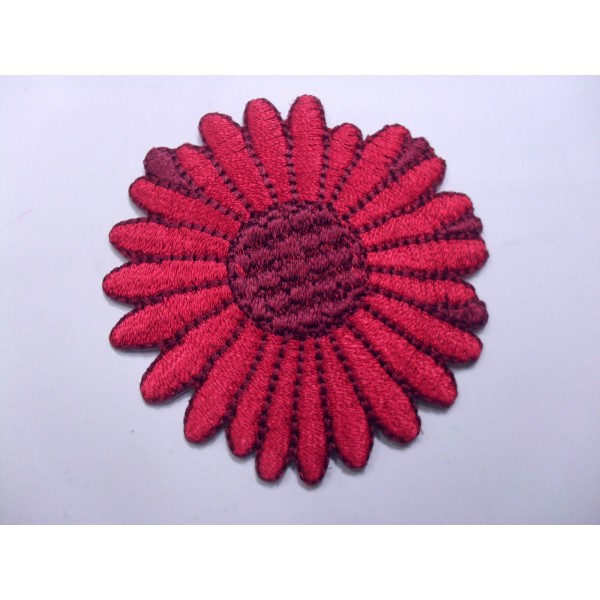 TOPPA PATCH FIORE RICAMATO TERMOADESIVA O DA CUCIRE DIMENSIONI VARIE
