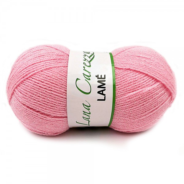 Gomitolo 100 gr. 380 mt. lana Carezza Lamè per ferri ed uncinetto 2.5/3 Tre Sfere