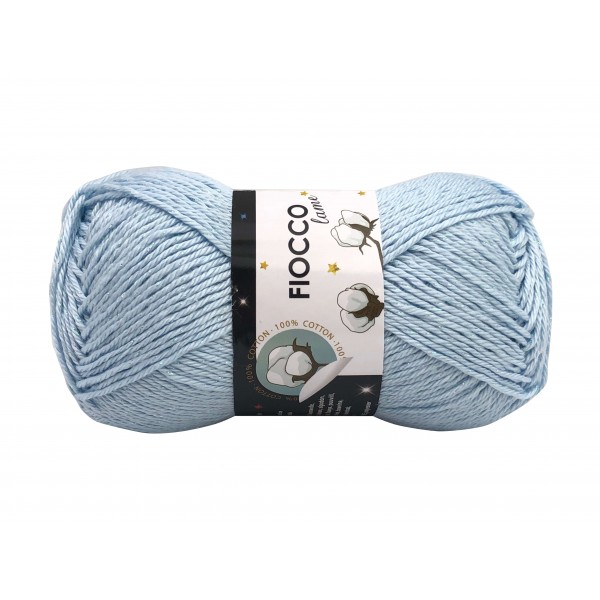 Gomitolo da 50 gr. Tre Sfere "Fiocco Lame'" 100% cotone 125 mt.