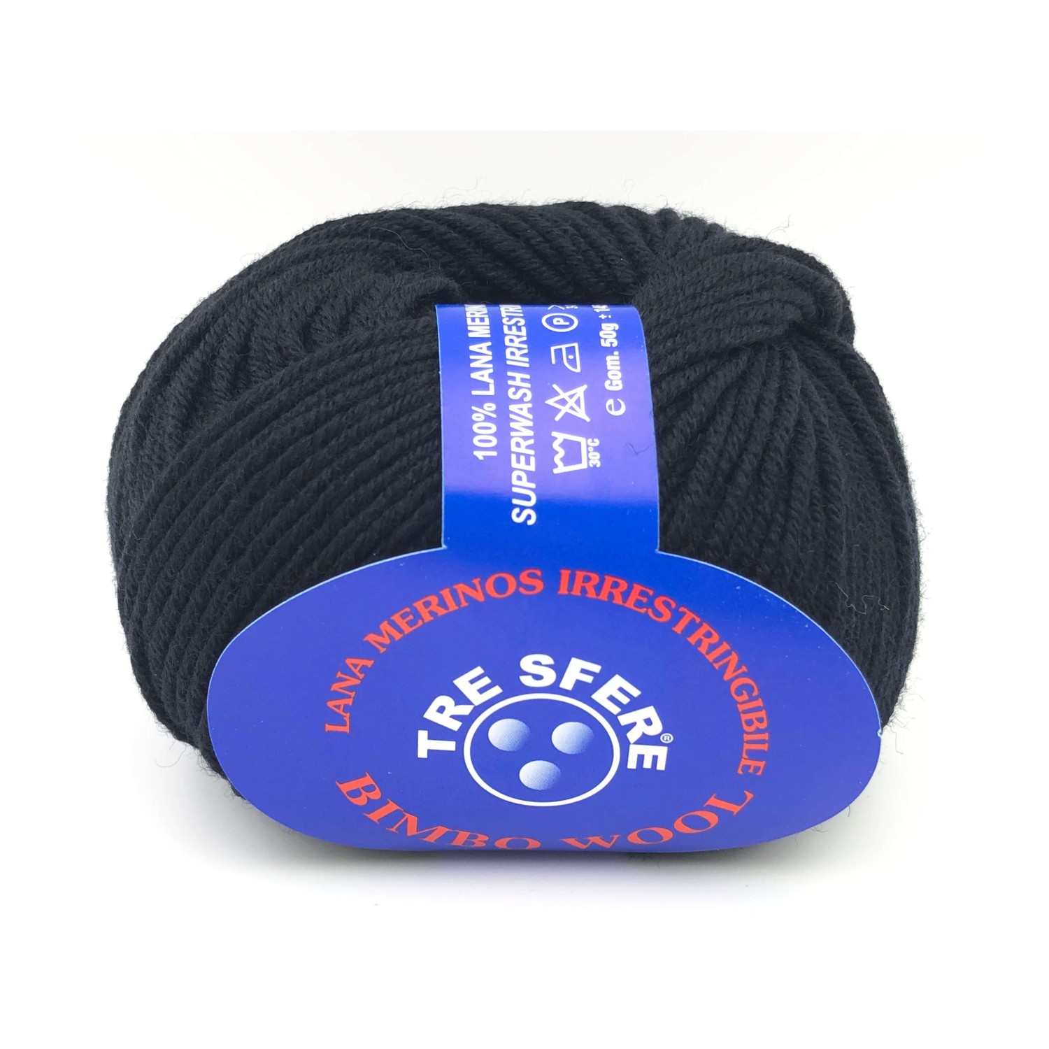 Gomitolo di pura lana merinos extrafine Bimbo Wool da 50 gr. +- 145 mt. della Tre Sfere