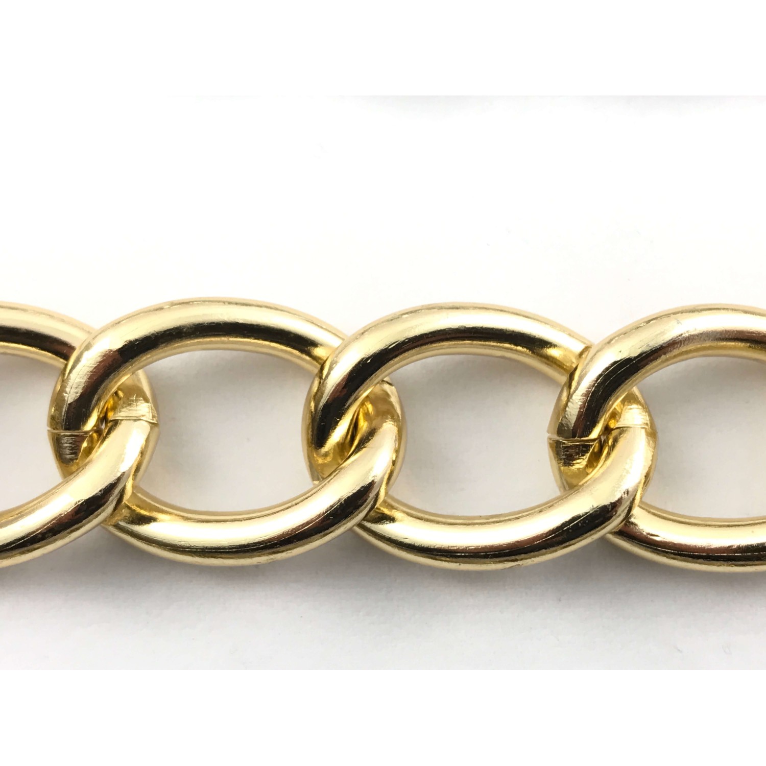 Catena metallo 2 cm. per decorazioni varie abbigliamento borse 1 mt.