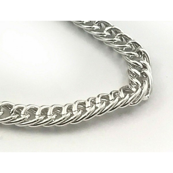 CATENA METALLO H. 6 mm. PER DECORAZIONI ABBIGLIAMENTO, BORSETTE E VARIE 1 MT.