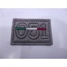 TOPPA PATCH APPLICAZIONE RICAMO 051 SU ECOPELLE.TERMOADESIVA DIM. 3X3,5 cm.