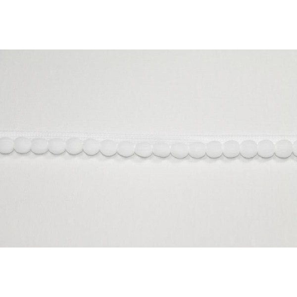 1 Metro passamaneria pon pon palline da 1 cm. decorazioni borse e varie