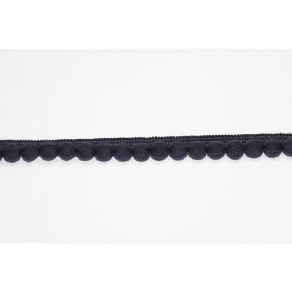 1 Metro passamaneria pon pon palline da 1 cm. decorazioni borse e varie