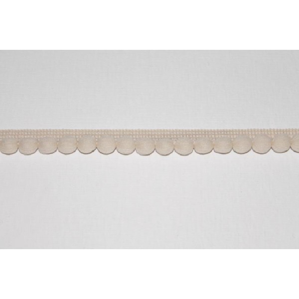 1 Metro passamaneria pon pon palline da 1 cm. decorazioni borse e varie