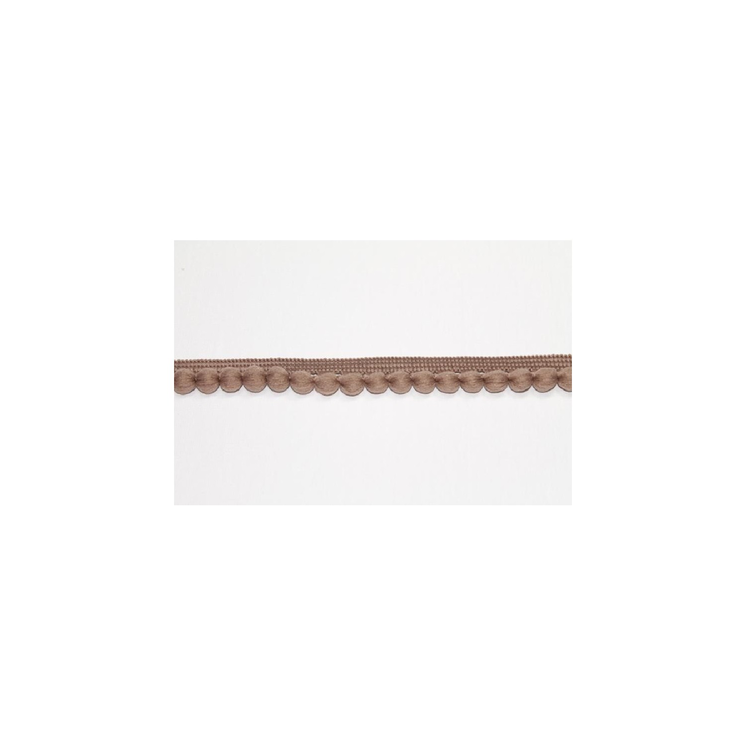 1 Metro passamaneria pon pon palline da 1 cm. decorazioni borse e varie