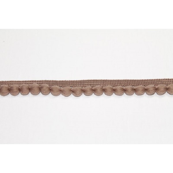 1 Metro passamaneria pon pon palline da 1 cm. decorazioni borse e varie