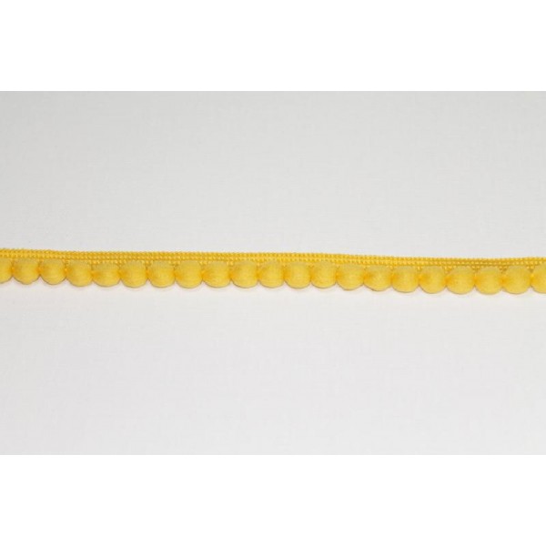 1 Metro passamaneria pon pon palline da 1 cm. decorazioni borse e varie