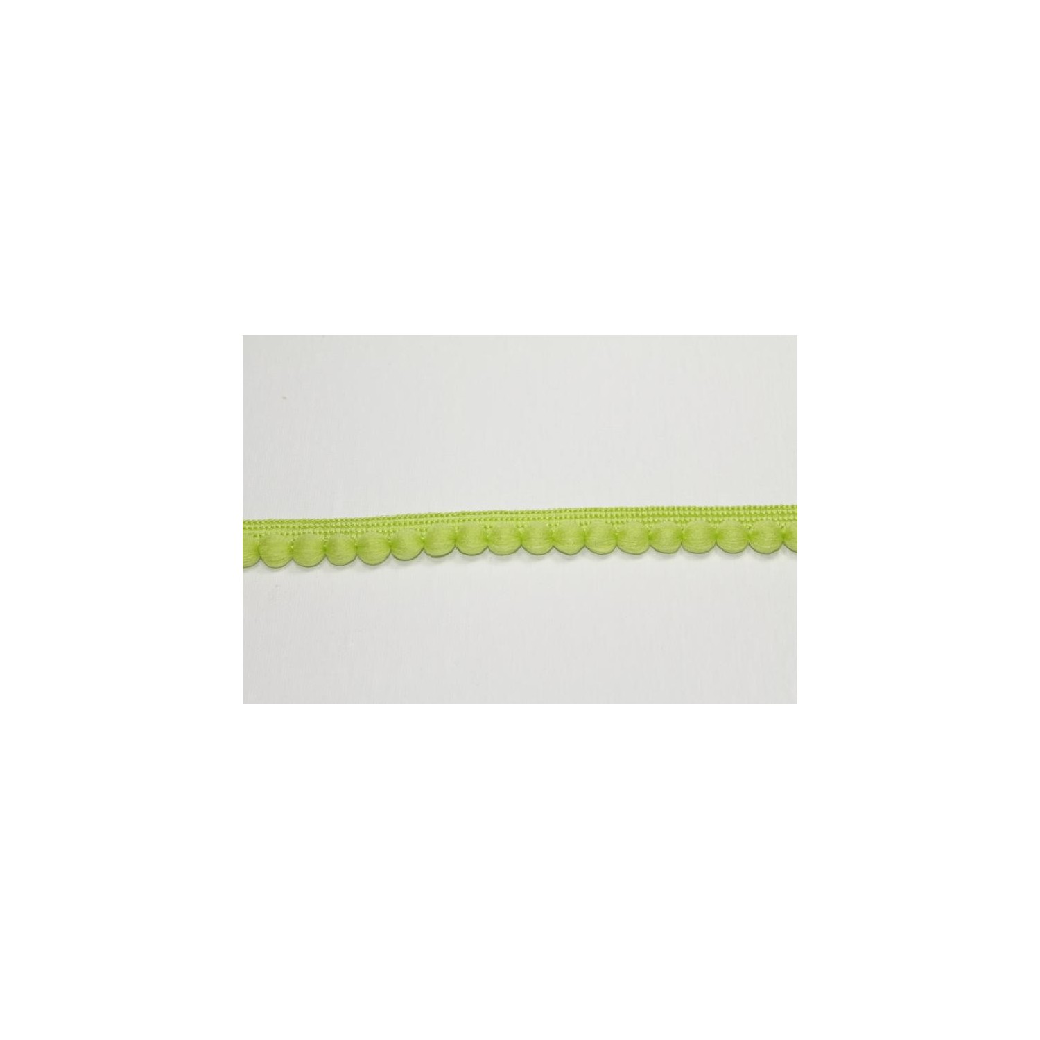 1 Metro passamaneria pon pon palline da 1 cm. decorazioni borse e varie