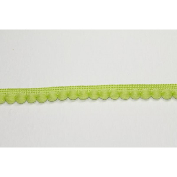 1 Metro passamaneria pon pon palline da 1 cm. decorazioni borse e varie