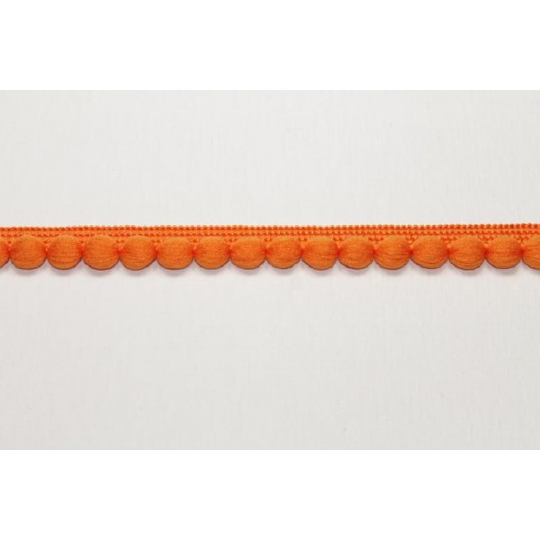 1 Metro passamaneria pon pon palline da 1 cm. decorazioni borse e varie