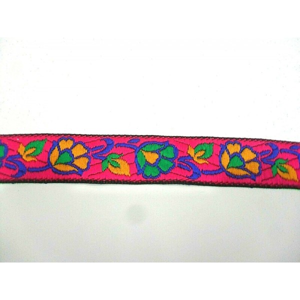 1 Metro passamaneria gallone ricamato h. 2 cm per decorazioni varie borse e coffe