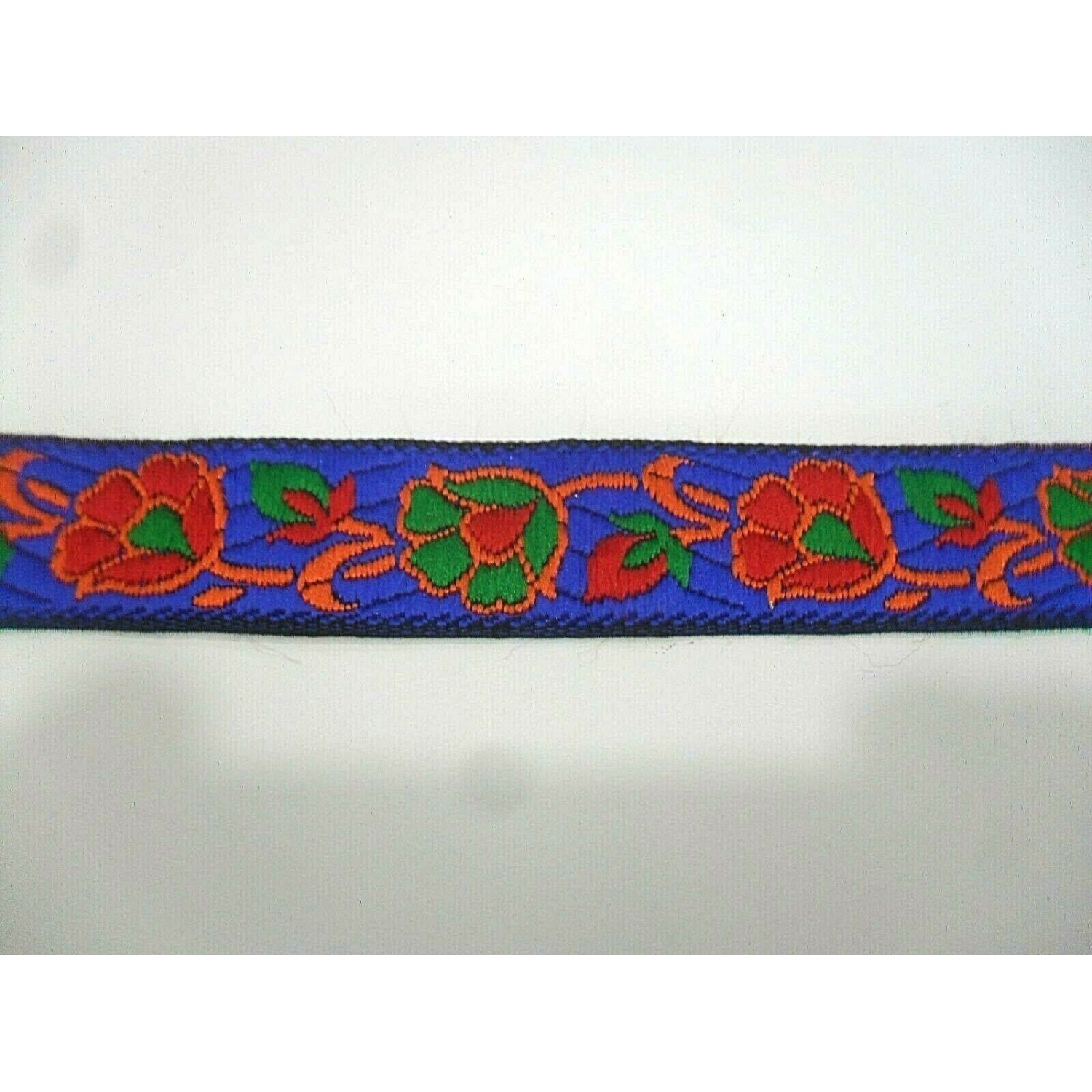 1 Metro passamaneria gallone ricamato h. 2 cm per decorazioni varie borse e coffe