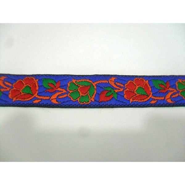 1 Metro passamaneria gallone ricamato h. 2 cm per decorazioni varie borse e coffe