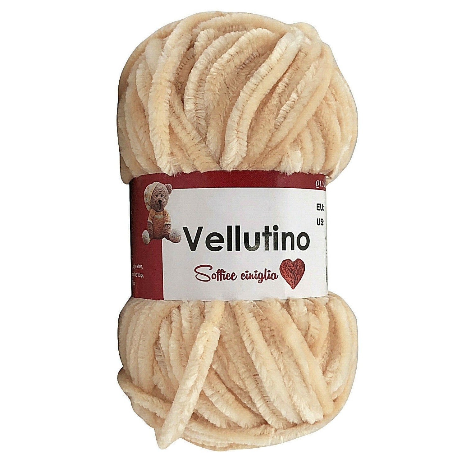 Gomitolo ciniglia 50 gr. Tre Sfere x borse sciarpe e v. vari colori