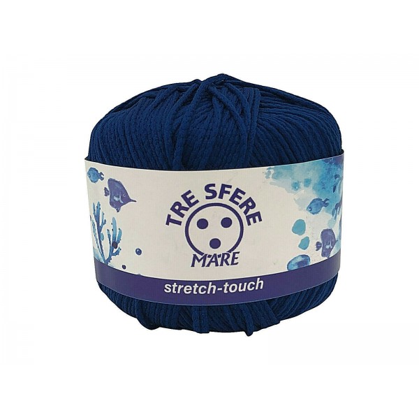 Gomitolo da 50 gr. 125 mt. mare stretch touch adatto per costumi - Tre Sfere