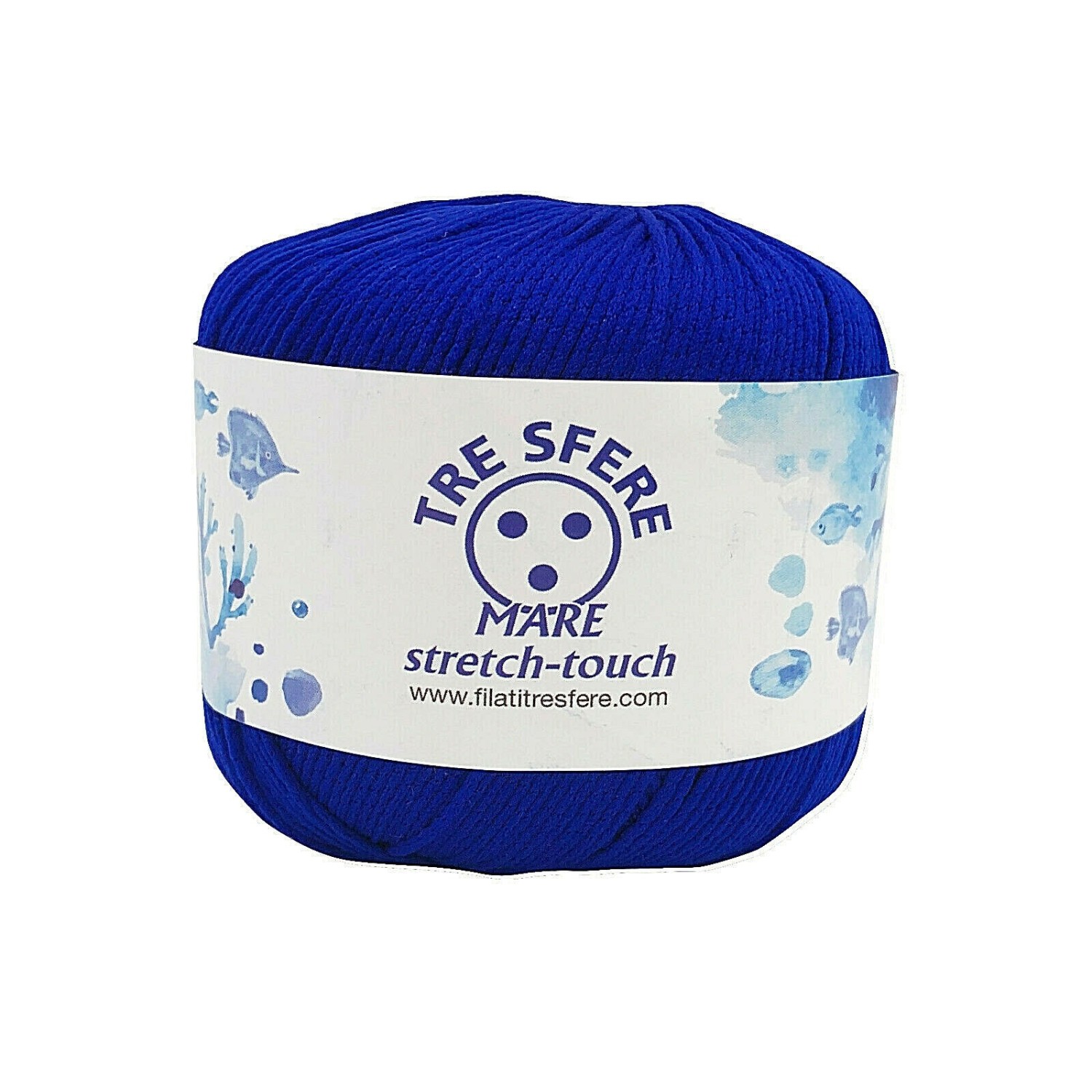 Gomitolo da 50 gr. 125 mt. mare stretch touch adatto per costumi - Tre Sfere