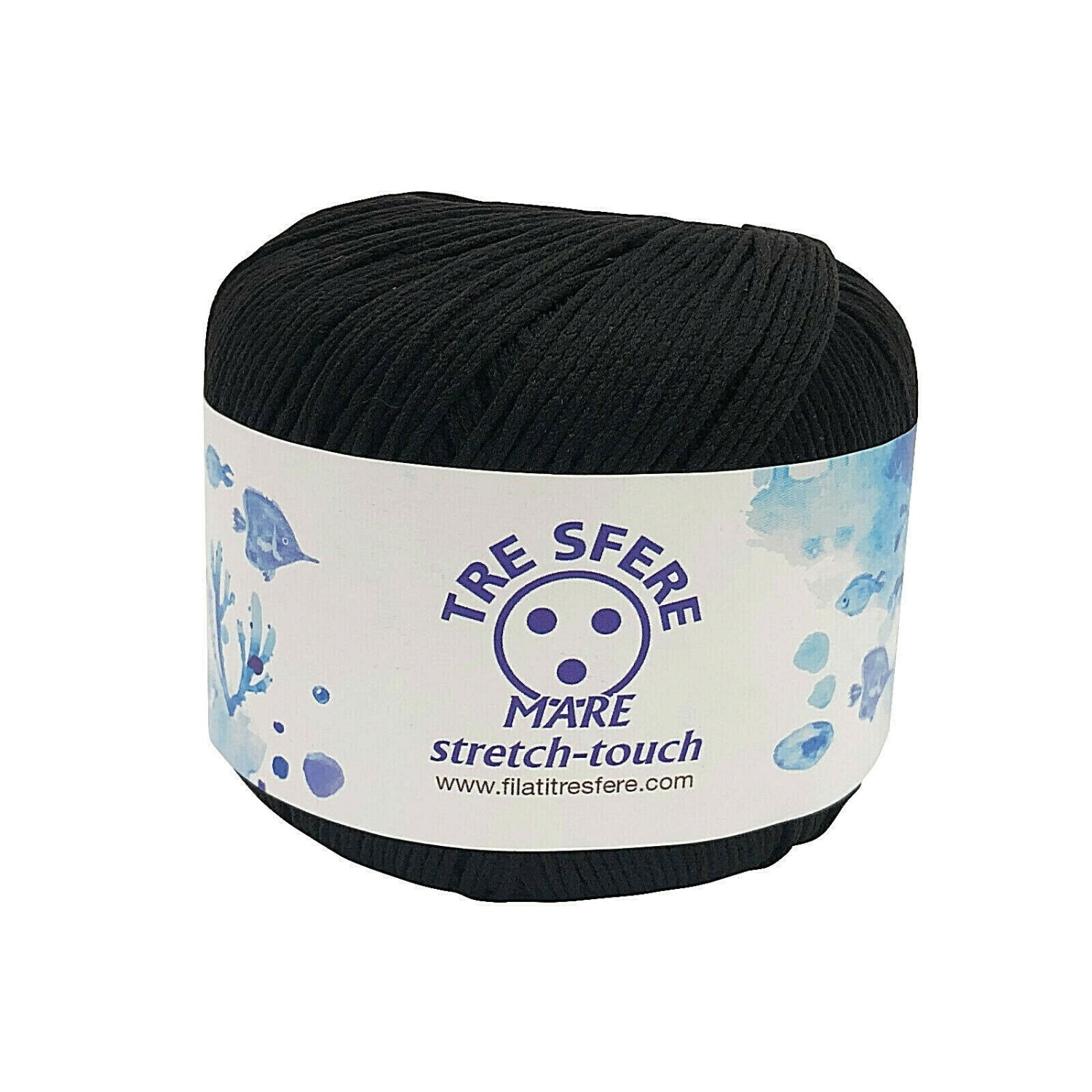 Gomitolo da 50 gr. 125 mt. mare stretch touch adatto per costumi - Tre Sfere