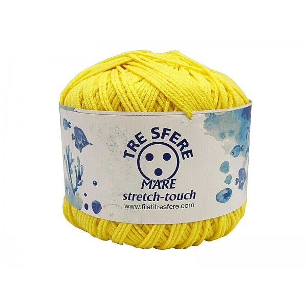 Gomitolo da 50 gr. 125 mt. mare stretch touch adatto per costumi - Tre Sfere