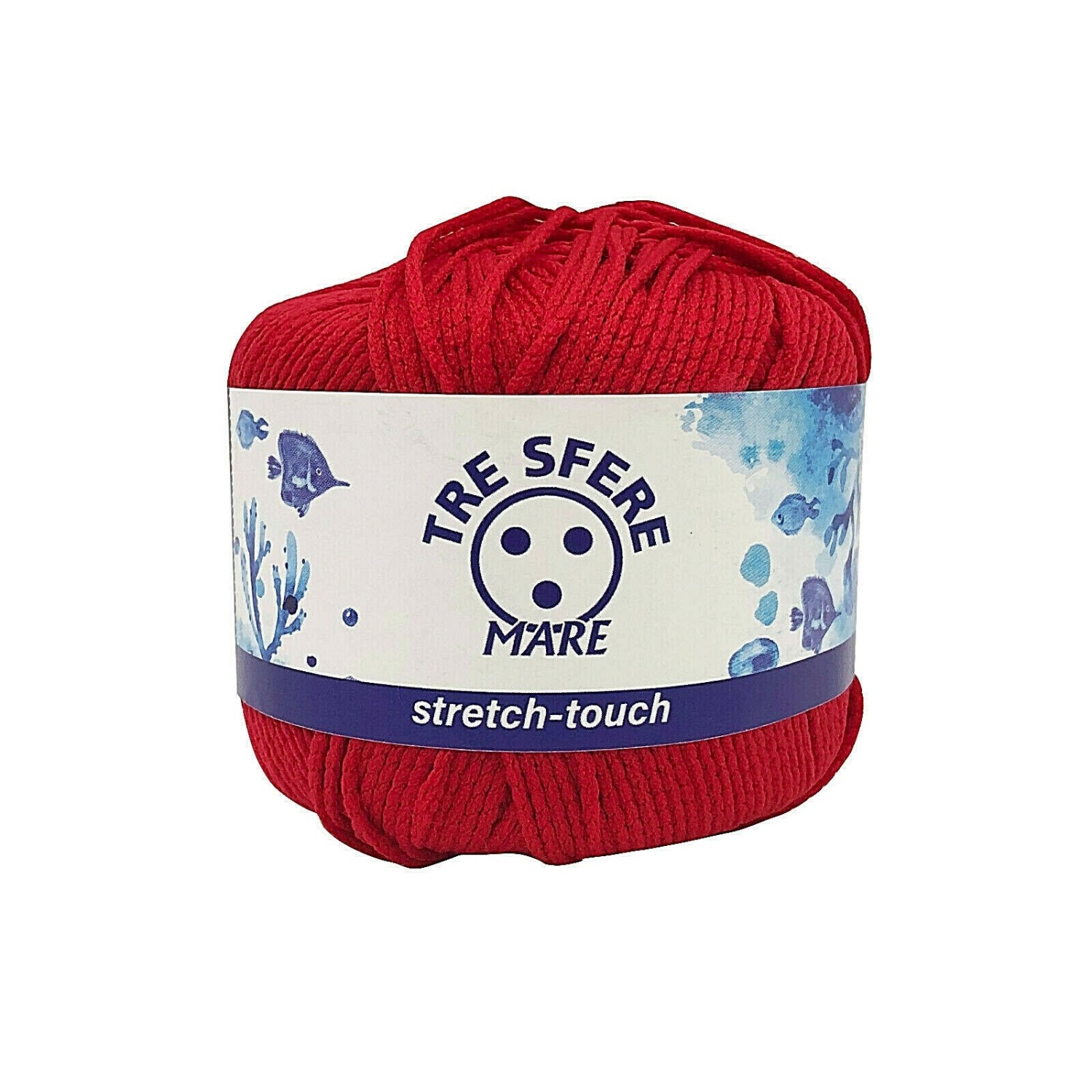 Gomitolo da 50 gr. 125 mt. mare stretch touch adatto per costumi - Tre Sfere