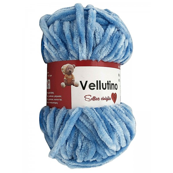 Gomitolo ciniglia 50 gr. Tre Sfere x borse sciarpe e v. vari colori