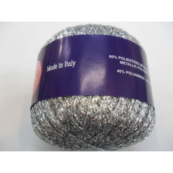GOMITOLO FILO CATENELLA LAME' LUREX DELLA FB O BG DA 25GR.