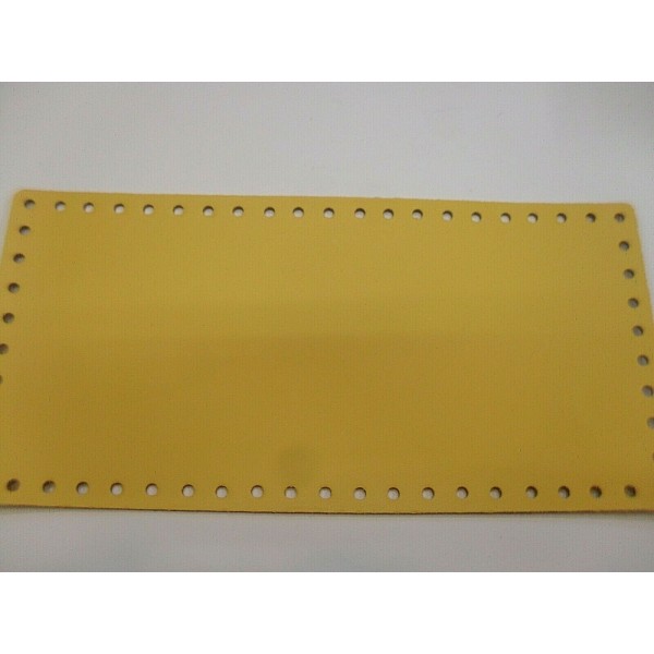 Fondo per borsa ecopelle rettangolare misura 31x15 cm. vari colori