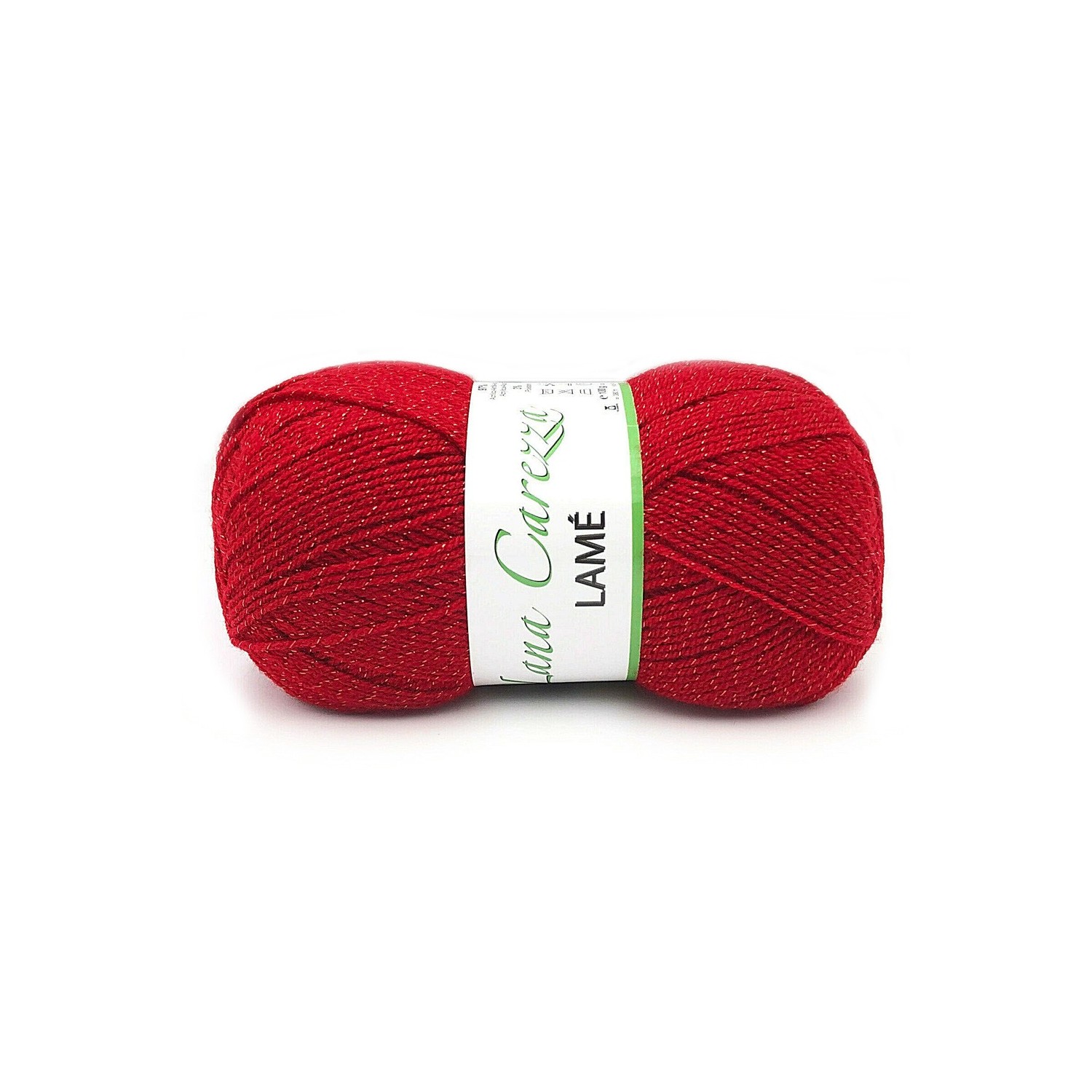 Gomitolo 100 gr. 380 mt. lana Carezza Lamè per ferri ed uncinetto 2.5/3 Tre Sfere
