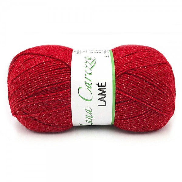 Gomitolo 100 gr. 380 mt. lana Carezza Lamè per ferri ed uncinetto 2.5/3 Tre Sfere