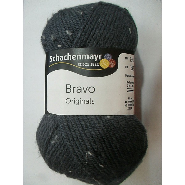 1 GOMITOLO LANA BRAVO SCHACHENMAYR smc 133 MT. CARTELLA COLORI N° 1 (57 colori)