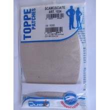 2 TOPPE SCAMOSCIATE TERMOADESIVE OVALI MARCA DUEK (Marbet) (no mini)