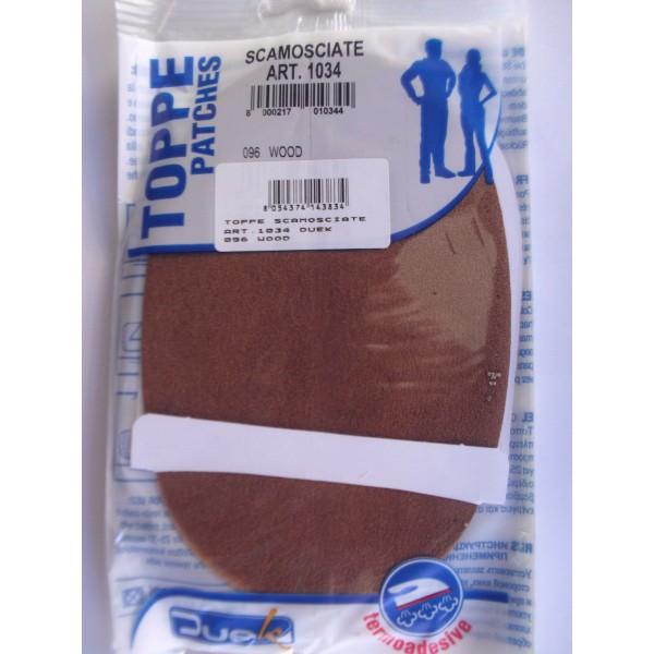 2 TOPPE SCAMOSCIATE TERMOADESIVE OVALI MARCA DUEK (Marbet) (no mini)