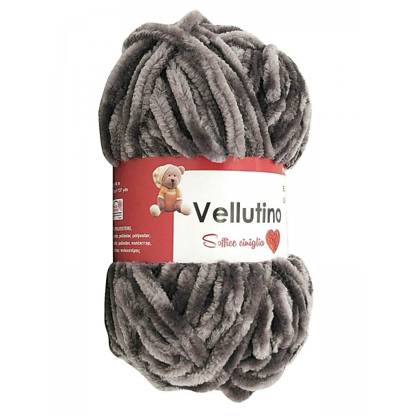 Gomitolo ciniglia 50 gr. Tre Sfere x borse sciarpe e v. vari colori