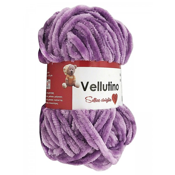 Gomitolo ciniglia 50 gr. Tre Sfere x borse sciarpe e v. vari colori