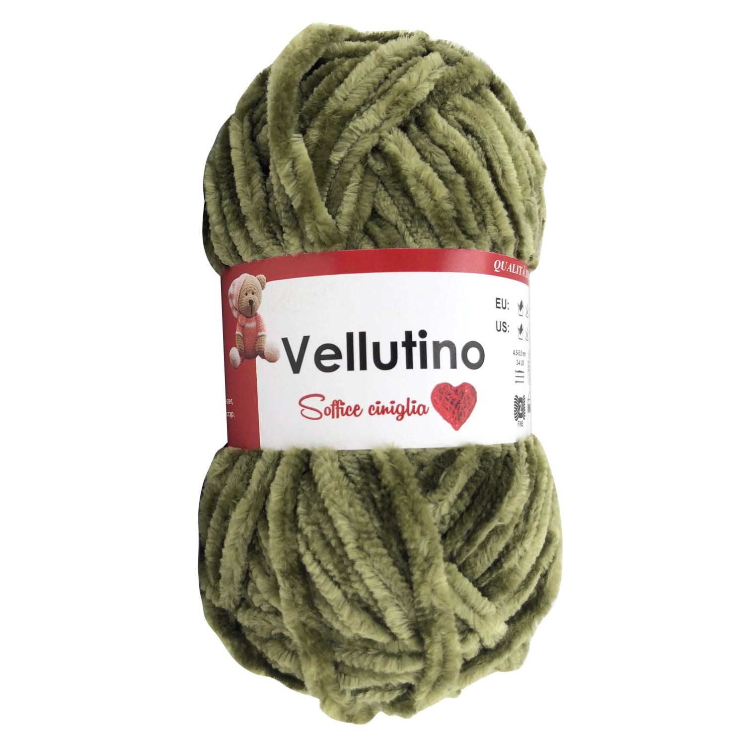 Gomitolo ciniglia 50 gr. Tre Sfere x borse sciarpe e v. vari colori